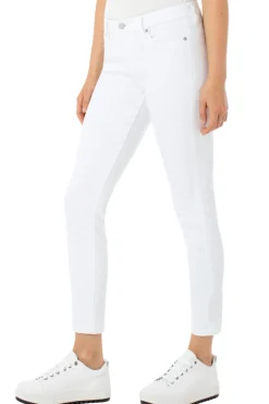 Abby Skinny Ankle - White - AT2