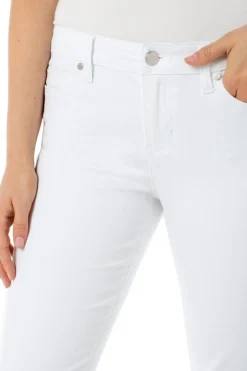 Abby Skinny Ankle - White - AT2