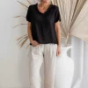 Abruzzi Top - Black - IC54