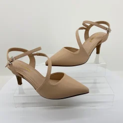 April Pointed Heel - Nude - C2