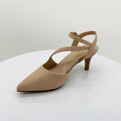 April Pointed Heel - Nude - C2