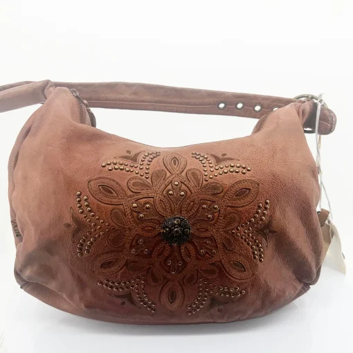 Asher Hobo Bag - Oak - AV6
