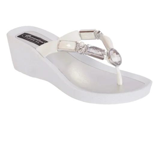 Bamboo Wedge - White - GC5
