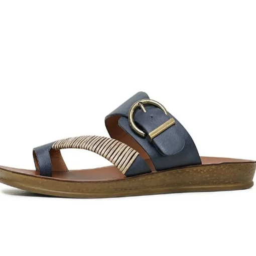 Bria Sandal - Navy - LC3