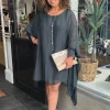 Campana Dress - Charcoal - IC8