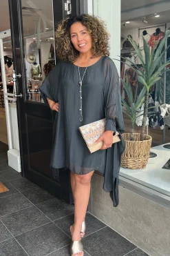 Campana Dress - Charcoal - IC8
