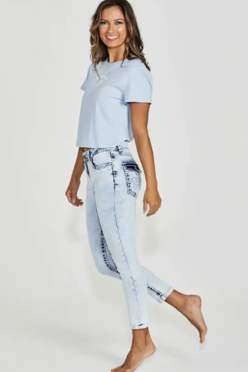 Chelsea-S Taper Crop Jean - NLJ29
