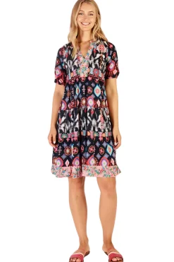 Clara Tiered Dress - Print - LL9