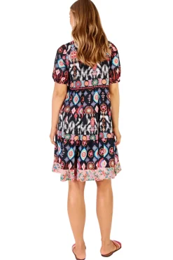 Clara Tiered Dress - Print - LL9