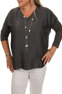 Clarice Top - Charcoal - CG5