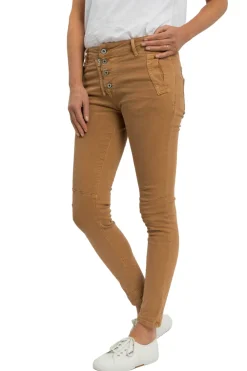 Classic Button Jeans - Biscotti - IS10