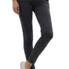 Classic Button Jeans - Charcoal - IS10