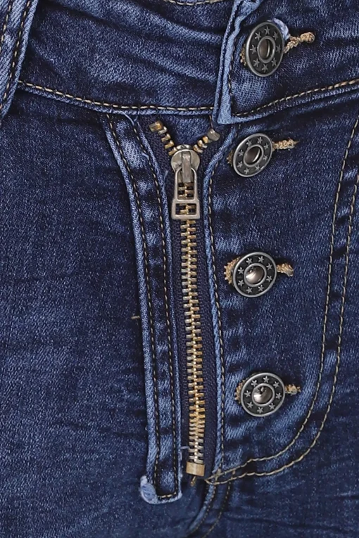 Classic Button Jeans - Denim - IS10