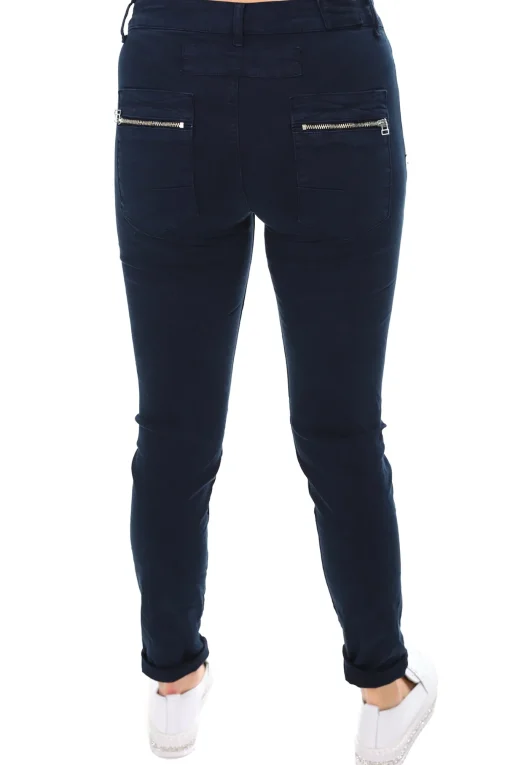 Classic Button Jeans - Indigo - IS10