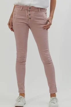 Classic Button Jeans - Musk - IS10