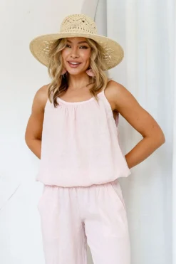 Comodo Singlet Top - Blush - FA26