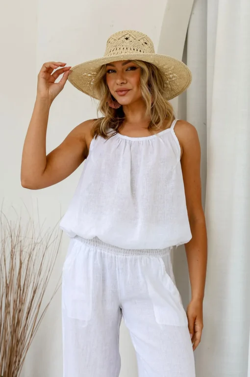 Comodo Singlet Top - White - FA26