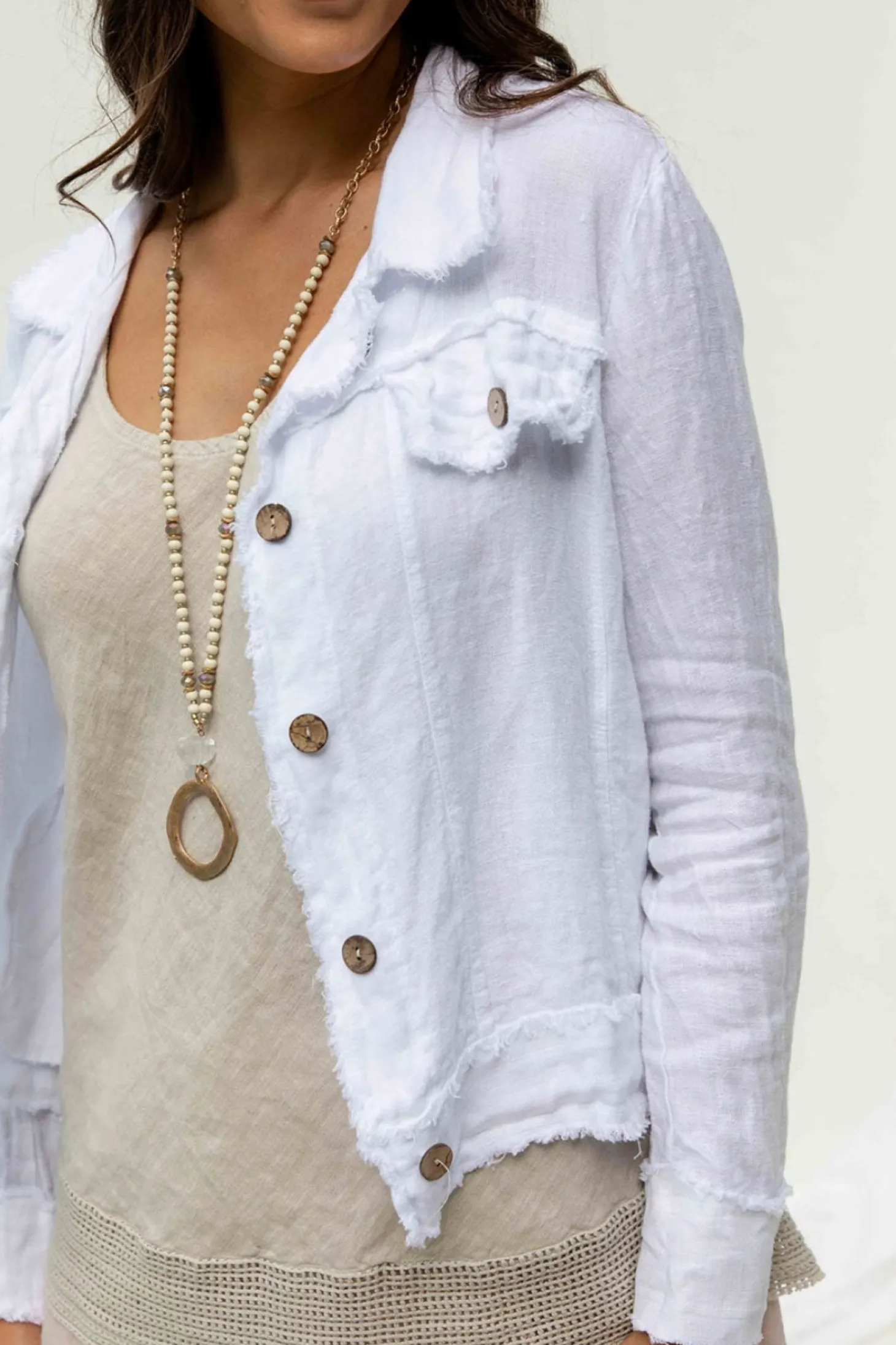 Corte Jacket - White - IC57