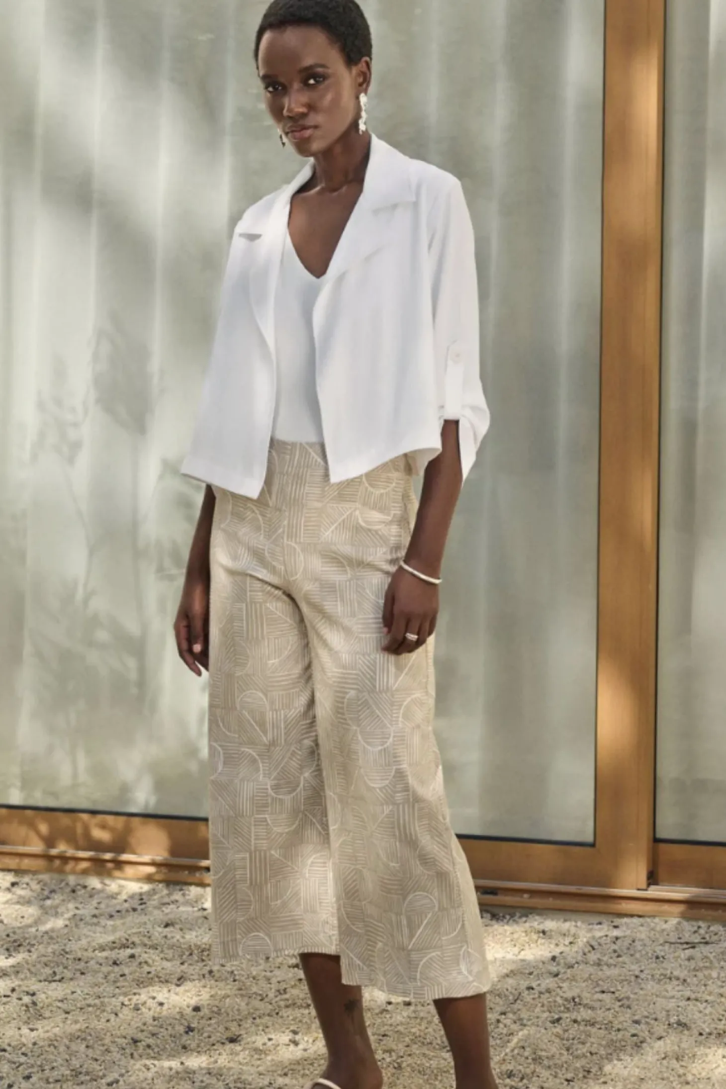 Cropped Jacket - Vanilla - JR4