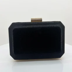 Diamante Mesh Clutch - Black Crystal - AD17