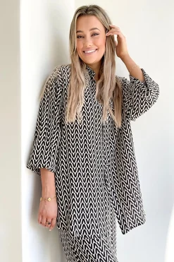 Drew BamBoo Shirt - Geo - SO11