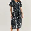 Ellison Linen Dress - Universe -OJ29