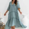 Emily Dress - Blue - IC40
