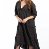 Emily Dress - Chocolate - IC40