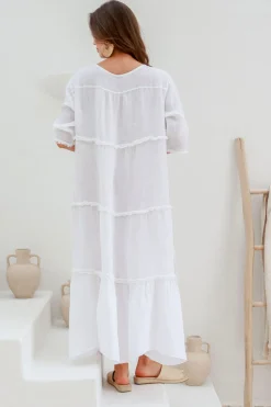 Emily Dress - White - IC40