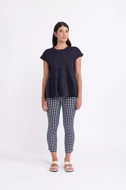 Fuss Free Capri - Checker - F6