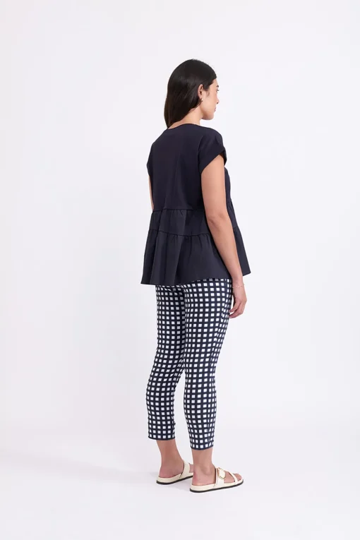 Fuss Free Capri - Checker - F6