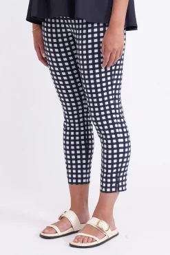 Fuss Free Capri - Checker - F6