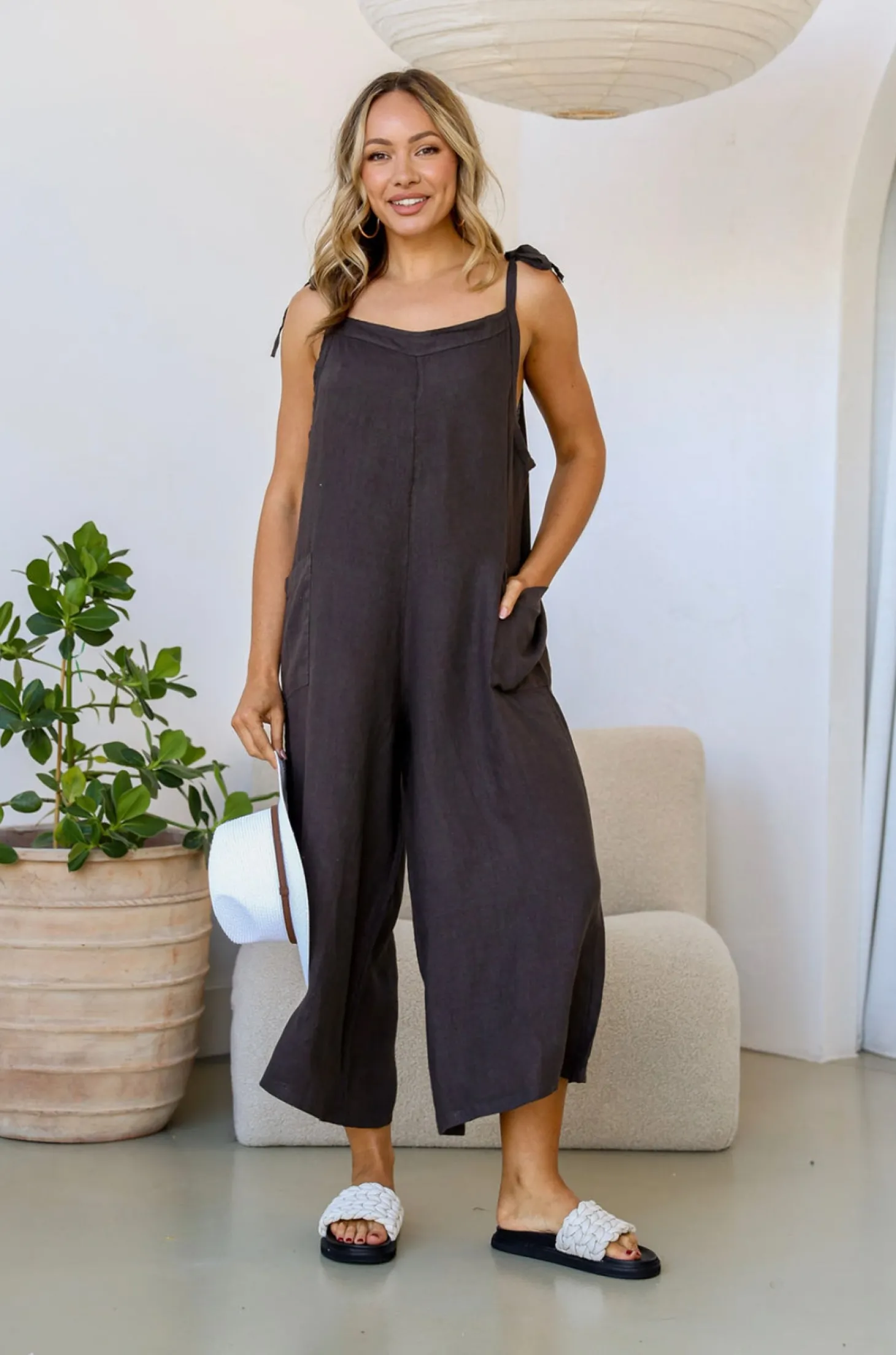 Gelsa Jumpsuit - Chocolate - FA7