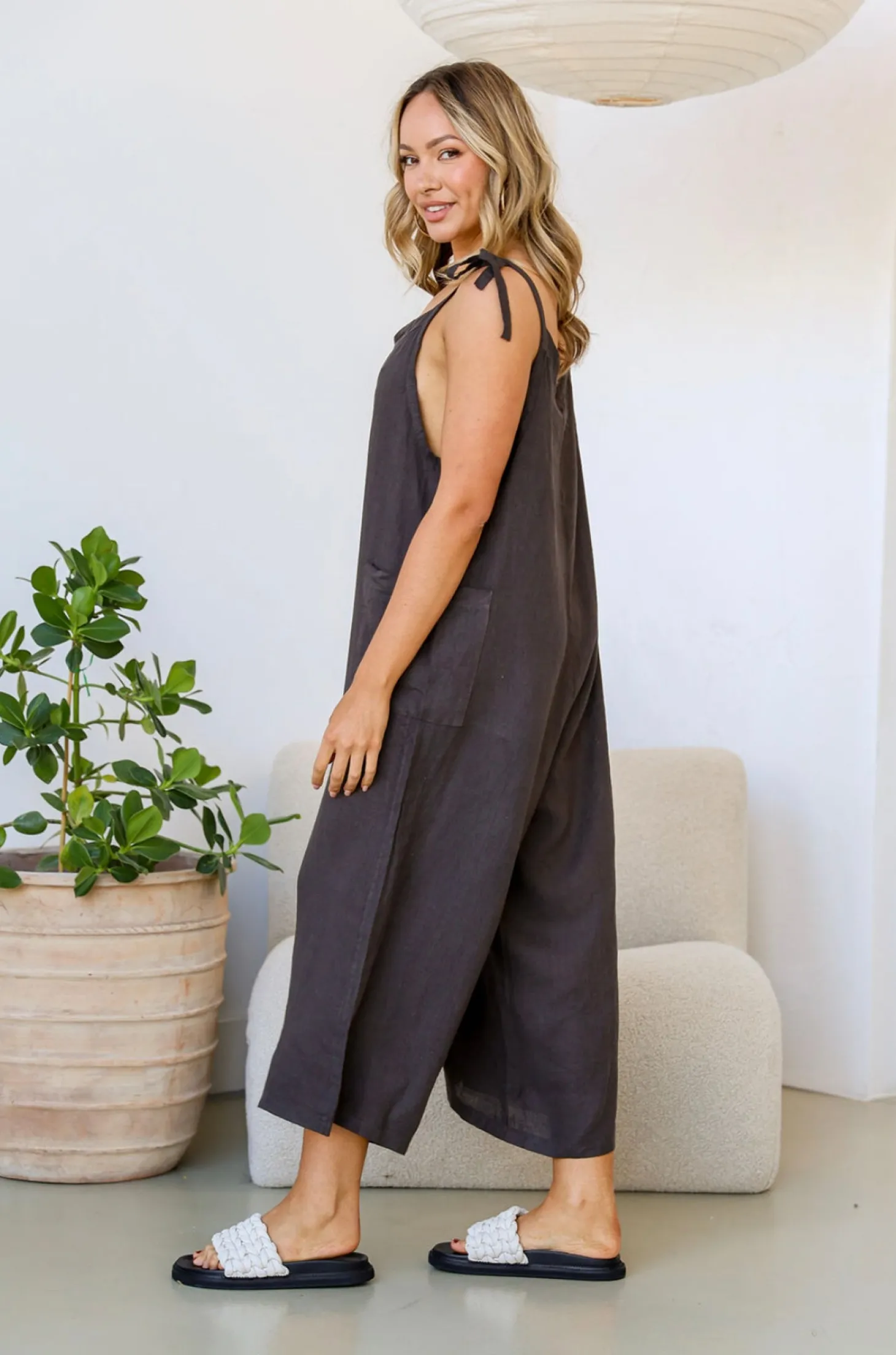 Gelsa Jumpsuit - Chocolate - FA7
