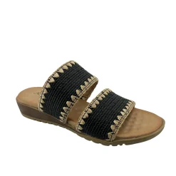Gister Slide - Black & Beige - LQ5
