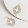 Gold Moroccan Window Earring - SM4