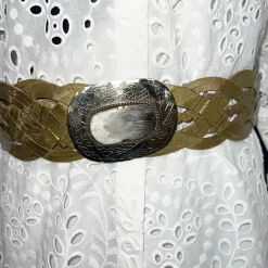 Gold Woven Belt - M55