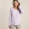 Halli Long Sleeve Tee - Pale Pink- TT39
