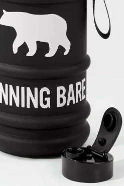 H2O Bear Water Bottle - Black - RB10