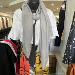 Ivy Light Weight Scarf - Grey- AD21