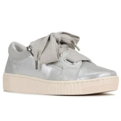 Jovi Leather Sneaker - Silver -ES11