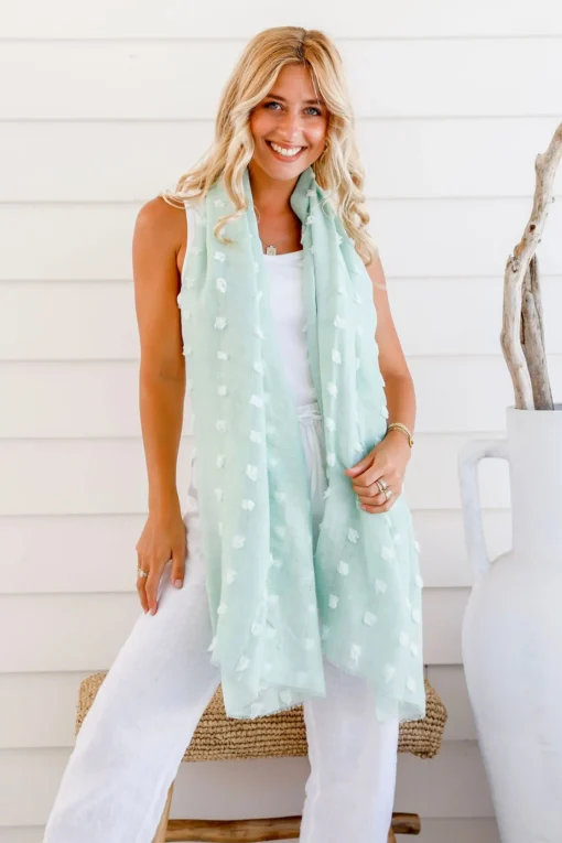 Kennedy Scarf - Mint - FR7