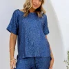 La Serata Top - Navy - FA12