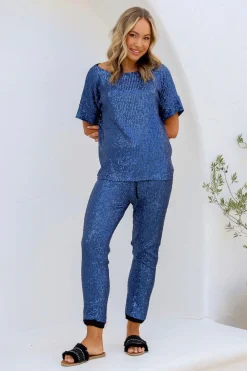La Serata Top - Navy - FA12