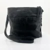 Leonie Leather Cross Bag - Black - ML23