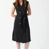 Liana Wrap Dress - Black - JR42