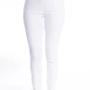 Linda Pull On Pant - White - CL10
