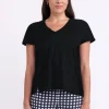 Line Em Up Top - Black - F1