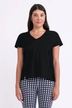 Line Em Up Top - Black - F1