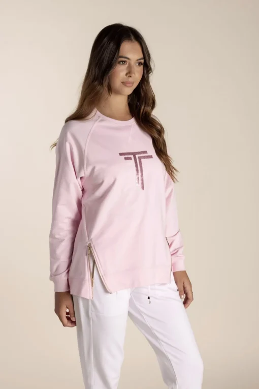 Logo Sweater - Pale Pink - TT17